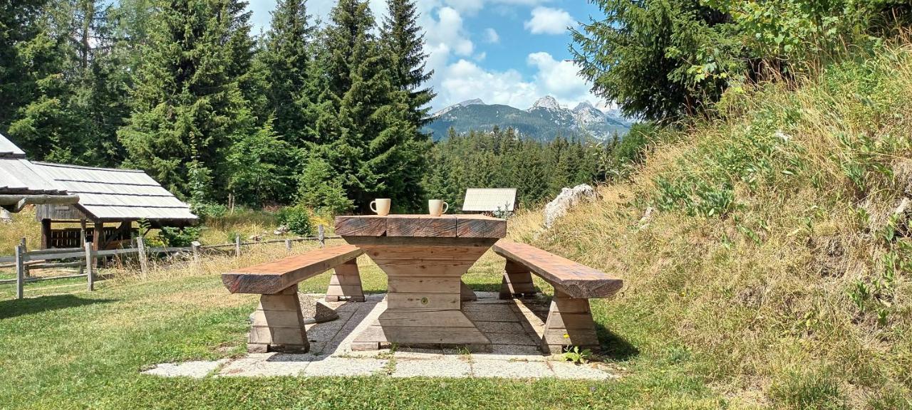 הוילה Srednja Vas v Bohinju Planinska Hisica Pod Macesni - Bohinj מראה חיצוני תמונה